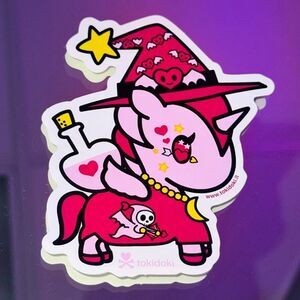 tokidoki Lovecraft Unicorno Die Cut Sticker